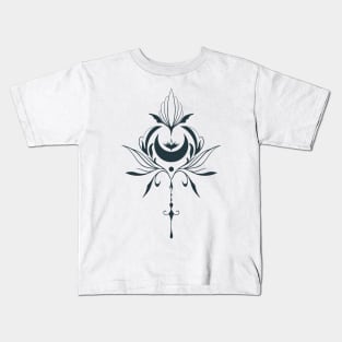 Hand Drawn Mystical Moon Kids T-Shirt